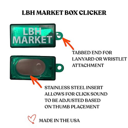 Short Handle Training Kit for Dogs and Horses - Target Stick and Clicker Set for Positive Reinforcement Animal Training - Compact Professional Equipment by LBH Market