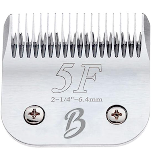 Detachable A Series 5f Blade Dog Grooming Cuts Length 1/4" - 6.4mm Japanese High Carbon Steel 6.4 mm Clipper Blade 5f | Detachable Blade Clippers (Compatible A5 Series(B5F) - color: 5F (1/4" - 6.4mm)