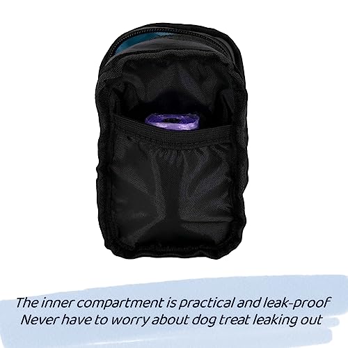 Dog Treat Pouch Dog Poop Bag Holder For Leashes, Pets Snack Container With Inner Mesh Bag, Puppy Supplies Perfect For Training And Walking - Hands Free Dog Waste Bag Dispenser -Dog Travel Accessories - color: Pink