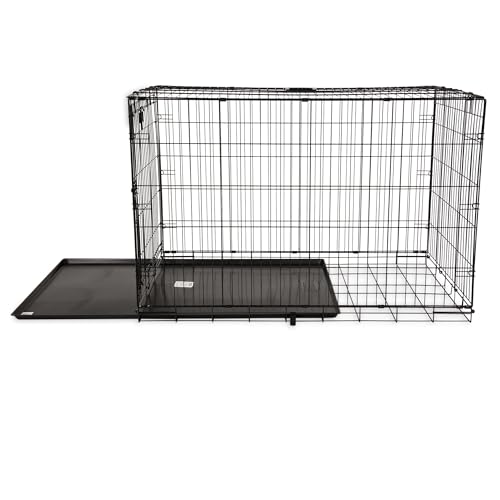 Precision Pet Products One Door Provalue Wire Dog Crate, 48 Inch, For Pets 90-125 lbs, With 5-Point Locking System - size: 48"L x 30"W x 32"H