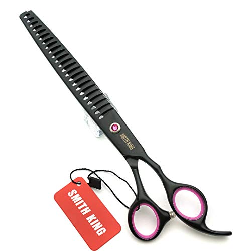 Smithking 8.0 inches Professional Dog Grooming Scissors Set chunkers Scissors