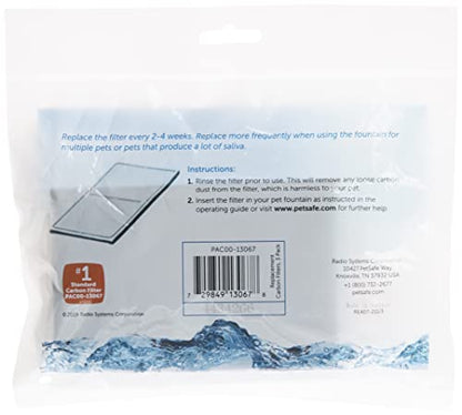 PetSafe Drinkwell Replacement Carbon Filter, Dog and Cat Water Fountain Filters, 3 Count (Pack of 12) - size: 3 Filters (Pack of 12)
