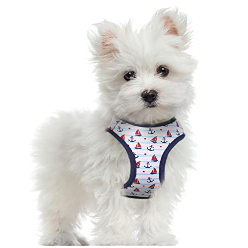 Mile High Life Step in Dog Harness for Small Dogs No Pull, Easy Get on Air Mesh Vest Harness, Adjustable Easy Closures Both Neck and Chest (White, XS Chest 11.4"-16.1") - color: White, size: XS Chest 11.4"-16.1"