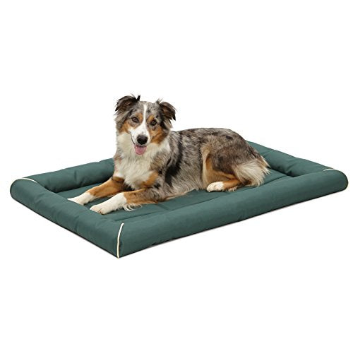 MidWest Homes for Pets Maxx Dog Bed for Metal Crates, 42 Inch Green - color: Green, size: 42 Inch
