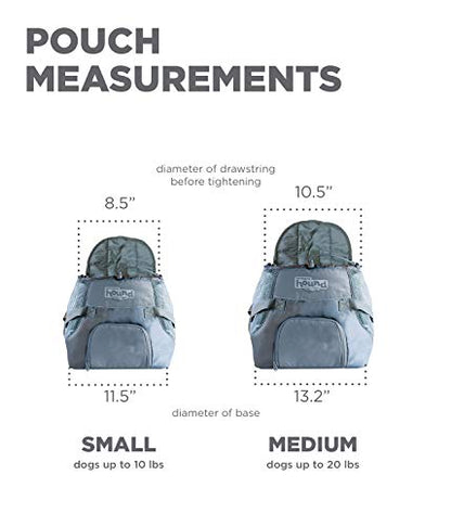Outward Hound PoochPouch Dog Front Carrier, Small, Grey