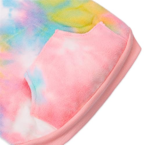 French Bulldog Clothes Dog Hoodie Sweatshirts with Pockets for Small Dogs Puppy Chihuahua Coat Clothing Pet Cat Hoodie Fleece Dog Sweaters Costume - color: Pink+White, size: XL