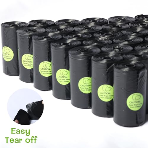 DREAM&GLAMOUR Dog Poop Bags,value pack,1200 Count Extra Thick and Strong Poop Bags for Dogs,60 Rolls,20 Doggy Bag Per Roll,Each Measures 9 x 13 Inches,Guaranteed Leak-Proof