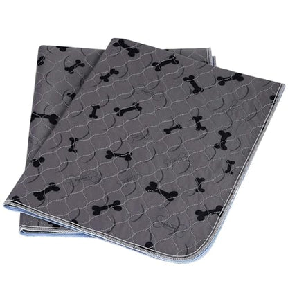 Washable Dog Pee Pads with Free Grooming Gloves,Non Slip Dog Mats with Great Urine Absorption,Reusable Puppy Pee Pads for Whelping,Potty,Training,Playpen - size: 48x72 Inch (Pack of 1)