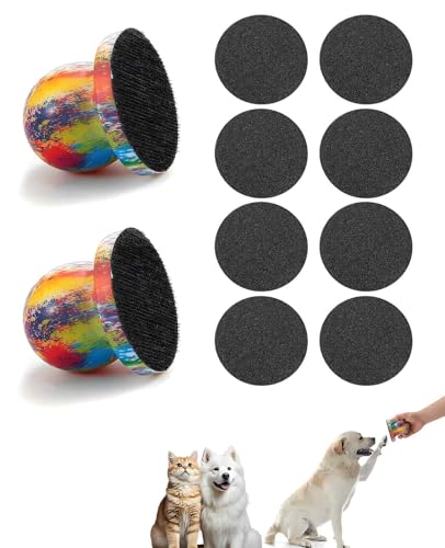 2PCS Dog Nail File, Filer Board for Safe and Easy Nail Care with 8PCS Replaceable Filing Disc