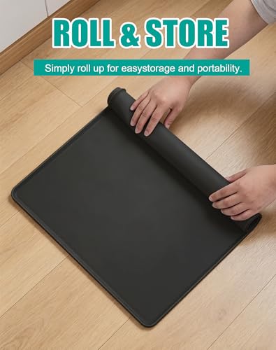 Dog Pee Pad Holder with 4 Holder Clamps, Fits Up to 24" x 24" Training Pads, Silicone Non-Slip Dog Potty Tray, High Edge Puppy Pad Holder Tray for Easy Cleaning, for Puppy Potty Training. Black - color: Black
