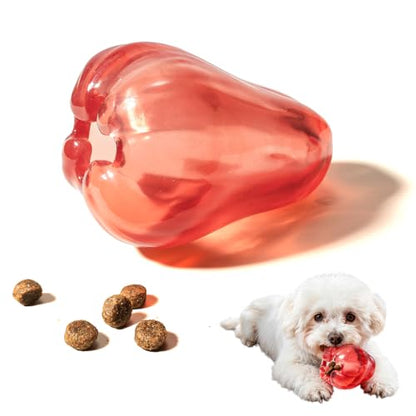 Ruffoo NibbleFru Dog Treat Dispenser Toy, Soft TPR Interactive Puzzle Toy for Boredom Relief & Separation Anxiety, Mental Stimulation Slow Feeder to Keep Small Medium Dogs and Puppies Busy