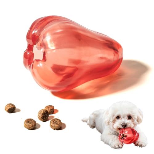 Ruffoo NibbleFru Dog Treat Dispenser Toy, Soft TPR Interactive Puzzle Toy for Boredom Relief & Separation Anxiety, Mental Stimulation Slow Feeder to Keep Small Medium Dogs and Puppies Busy
