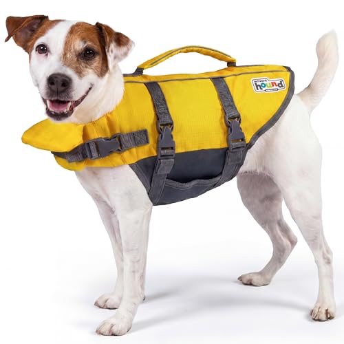 Outward Hound Granby Splash Yellow Dog Life Jacket, Small - color: Yellow, size: Small (Chest Girth: 16"-20")