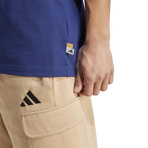 adidas Men's Dog Patch Graphic T-Shirt - color: Dark Blue/Hoop, size: Medium Tall