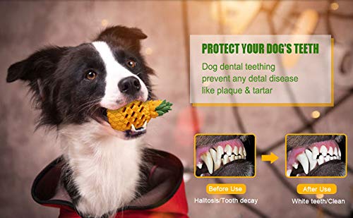 Teething Chew Toys for Puppy Small Dogs, Interactive Dog Toys to Keep Them Busy Puppies Tough Dog Dental Clean Toys - size: Small 4.3IN