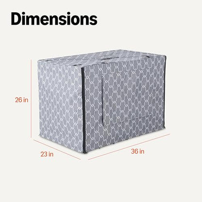 Amazon Basics Dog Crate Cover for 36 inches Wire Cage, Kennel Cover - size: 36.0"L x 23.0"W x 26.0"H