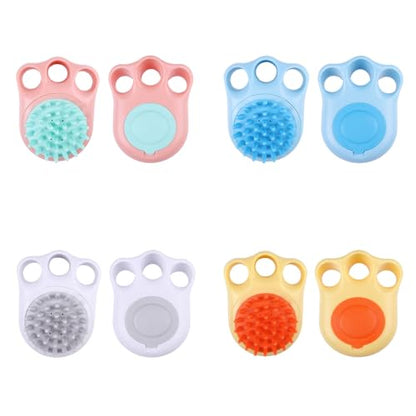 Pet & Grooming Supplies Kitten/Dog Massage Brush Shampoo Dispenser/Washing Grooming Supplies Pet Brush for Bathing Dogs - color: Blue