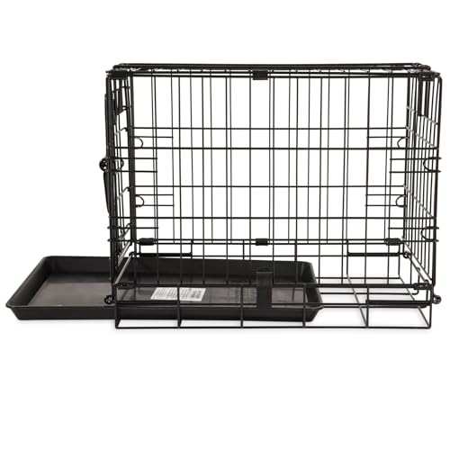 Precision Pet Products One Door Provalue Wire Dog Crate, 19 Inch, For Pets Up To 15 lbs, With 5-Point Locking System - size: 19"L x 12"W x 14"H