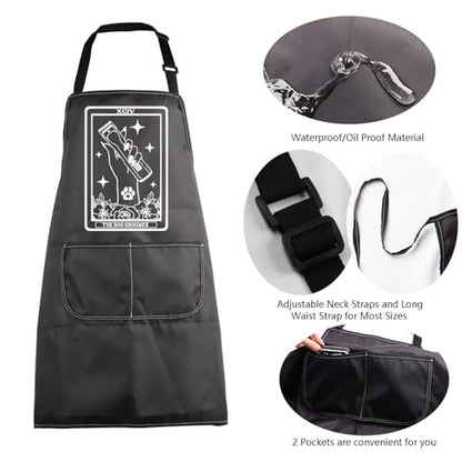 MBMSO Pet Grooming Apron Dog Lovers Gift Groomers Apron Dog Grooming Gift for Dog Mom Dog Stylist Apron Pet Salon Owner Gifts