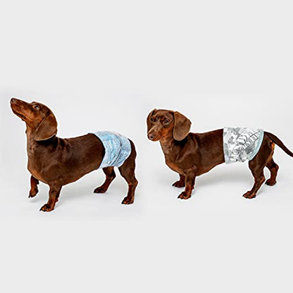 Hartz Disposable Male Dog Wraps, Size S 40 count, Comfortable & Secure Fit, Easy to Put On - size: S Male Wrap