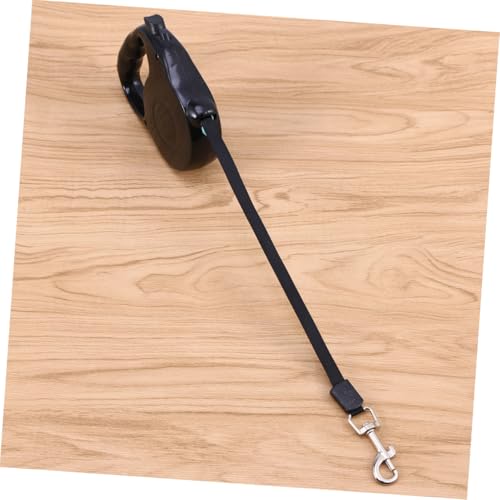 Generic Automatic Retractable Dog Leash for Small to Medium Pets Black Traction Rope with Brake System and One-Handed Stop Large Handle for Comfortable Grip During and Walking