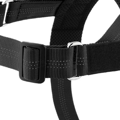No Pull Dog Harness - Escape Proof Adjustable Vest, Breathable Mesh Anti-Choke Design with Reflective Straps, Training Harness for Small Medium Large Dogs for Daily Walking Camping Traveling - size: S