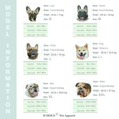 iChoue French Bulldog 100% Breathable Cotton Striped T Shirts Halloween Vest Clothes for Small Dogs Tank Tops Puppy Frenchie Pug English Boston Terrier Pitbull Grey Black Stripes - Medium - color: Classic Stripe Black Grey, size: Medium ( 15 - 25 lbs )