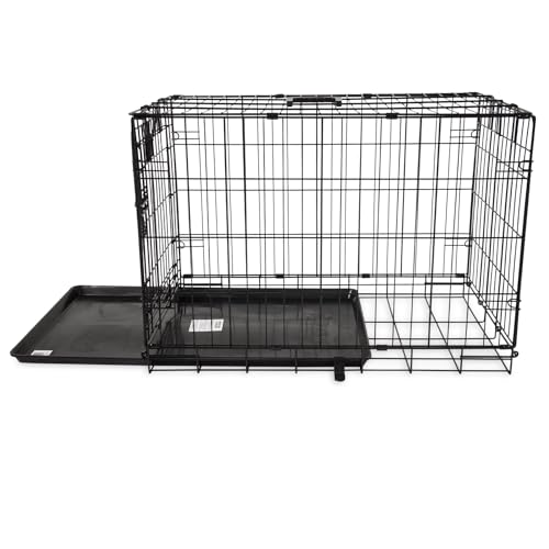 Precision Pet Products One Door Provalue Wire Dog Crate, 30 Inch, For Pets 30-50 lbs, With 5-Point Locking System - size: 30.0"L x 19.0"W x 21.0"H