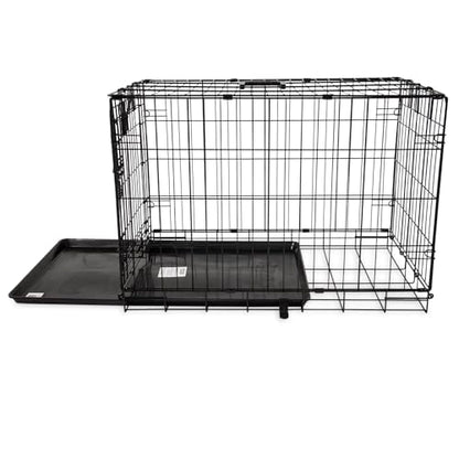 Precision Pet Products One Door Provalue Wire Dog Crate, 30 Inch, For Pets 30-50 lbs, With 5-Point Locking System - size: 30.0"L x 19.0"W x 21.0"H