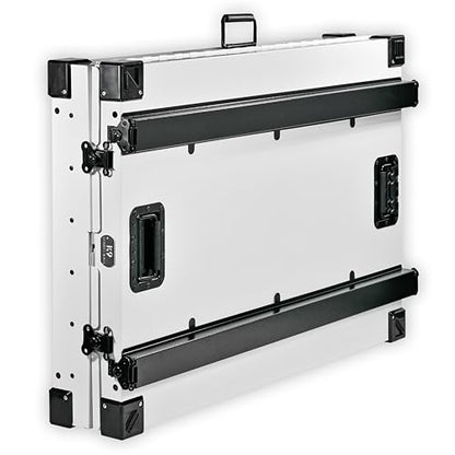 K9 Kennel Boss Aluminum Collapsible Dog Crate, Heavy Duty Folding Kennel - Large (White) - color: White, size: 41.6"L x 29.7"W x 33.9"H