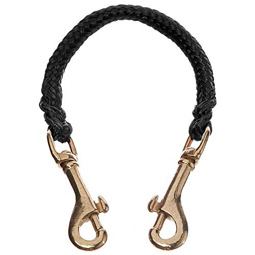 Safety First Seat Belt Restraint for Dogs - Handmade in the USA Alpine Outfitters (Black) - color: Black