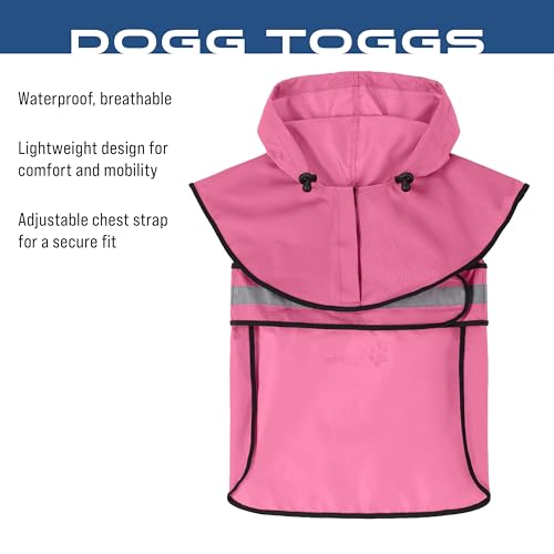 FROGG TOGGS Dogg Toggs Raincoat, Pink, Size SM - color: Pink, size: Small
