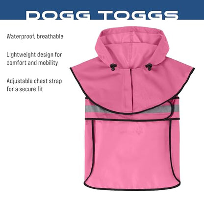 FROGG TOGGS Dogg Toggs Raincoat, Pink, Size SM - color: Pink, size: Small