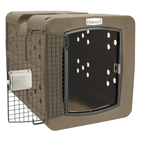 Dakota283 Dakota 283 Large Kennel -Frame Door- Coyote - color: Coyote, size: Large