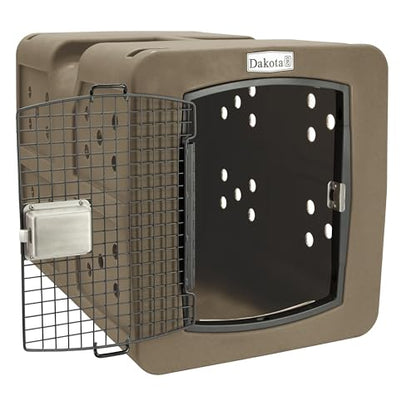 Dakota283 Dakota 283 Large Kennel -Frame Door- Coyote - color: Coyote, size: Large