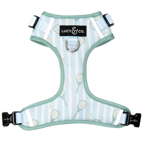 Lucy & Co. The Match Point No-Pull Dog Harness - Size X-Large- Vest to Stop Pulling & Walk Easy - Comfortable Leash Training Product w/Adjustable Chest & Neck Straps - color: The Match Point No-Pull Harness, size: X-Large