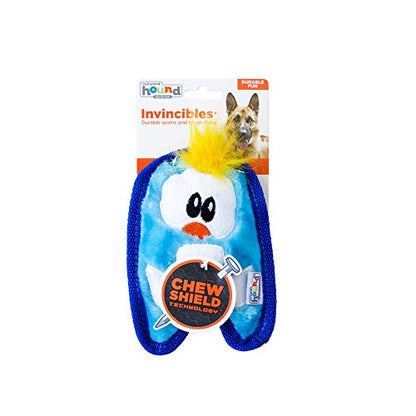 Outward Hound Durablez Minis – Squeaky Plush Dog Toy, No Stuffing for Less Mess, Interactive & Tough, Jumbo Squeaker, Puppies & Small Dogs, Penguin, 6.3" (Pack of 2) - color: Blue Penguin, size: X-Small (Pack of 2)