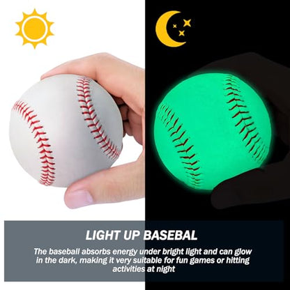 Practice Baseballs for Batting and Throwing Training - color: Glow in The Dark Box of 6