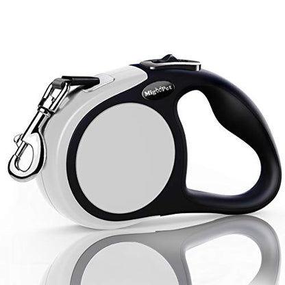 Heavy Duty Retractable Dog Leash-16ft Strong & Durable Walking Leash for S to L Dogs up to 45/115 lbs, Upgraded Lock System, Non Slip Grip, Tangle Free (Grey, Small/Medium) - color: GREY, size: Small/Medium
