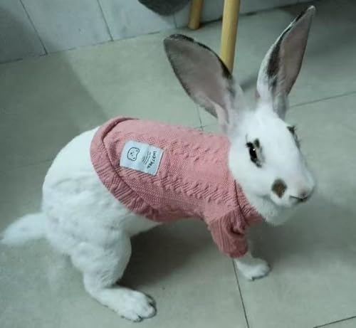 Kitten Clothes, Dog Cat Sweaters Pet Puppy Knitwear Costume Fall Winter Coat for Small Medium Cats Dog Girl Boy Fit 2.2-23lb - color: Pink, size: X-Small