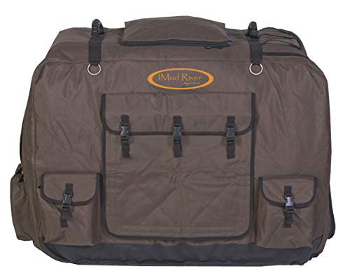 Mud River Dixie Kennel Cover, Brown, Medium - style: Medium (32″ x 23″ x 25″)