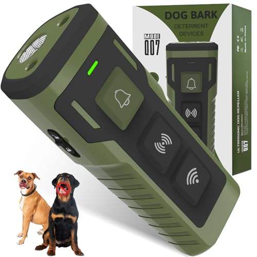 Dog Bark Deterrent Device Ultrasonic Anti-Barking Devices Up to 50FT Long Range & Rechargeable Dog Training Device Safe & Effective Portable Barking Control Devices for Dogs