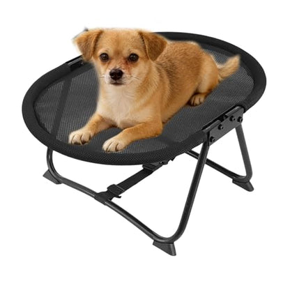 Outside Dog Bed,Portable Breathable Non Slip Cot Hammock | 22.44 x 16.14 x 10.23Inch Dog Bed Outdoor | for Pets Cats Kitten Puppy Sleep Rest Camping Travel - color: A