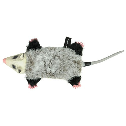 Hyper Pet Real Skinz Opossum Plush Dog Toy, Medium (Pack of 12) - size: Medium (Pack of 12), style: Opossum