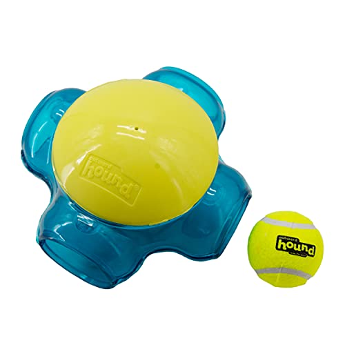 Outward Hound Tennis Maze Craze Interactive Squeaky Dog Toy, Blue - color: Blue Tennis Maze Craze, size: One-Size, style: Single