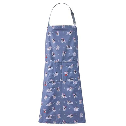Waterproof Dog Apron for Women, Unisex for Cooking, Dog Grooming, Dishwashing - Lightweight Kitchen & Cleaning Apron