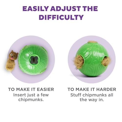 Outward Hound by Nina Ottosson Dog Snuffle N' Treat Ball Puzzle, Level 2 Intermediate, Green, Large - color: Snuffle N' Treat (Green)