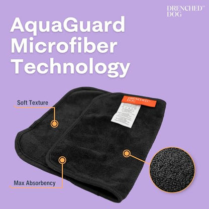 Paw & Leg Towel – Microfiber Dog Paw Cleaning Towel for Muddy Paws After Walks | Wipes Mud, Dirt & Wet Paws | 9.5 x 15 in - size: 9.5in x 15in