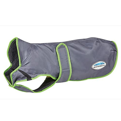 WeatherBeeta ComFiTec Windbreaker Free Deluxe Dog Coat, Maroon/Grey/White, 12" - color: Maroon/Grey/White, size: 12"