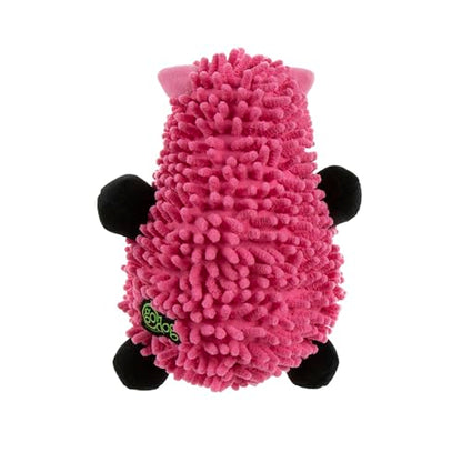 goDog Mopz Pig Squeaky Plush Dog Toy, Chew Guard Technology - Pink, Large - color: Pig Pink, size: Large